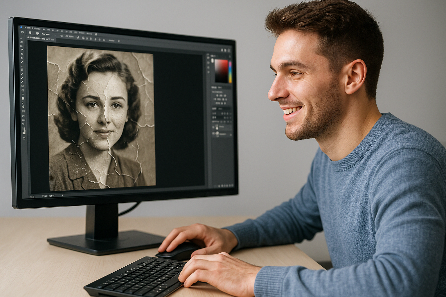 Montaje de paisaje en Photoshop